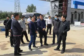李永辉现场调度菏泽高新区重点项目建设图片