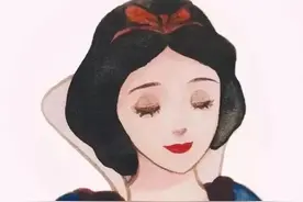 迪士尼在逃白雪公主仿妆图片