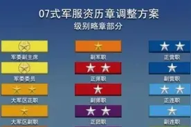 军官军服左胸前的色块表示什么？图片