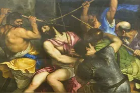 世界名画赏析69-「戴荆棘冠的基督」. 提香图片