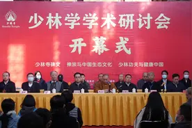 2021年“少林学”学术研讨会在少林寺开幕图片