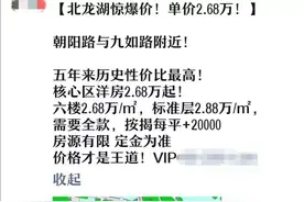 突发！郑州北龙湖房价至2万6，楼市寒冬里的苍凉底色图片