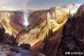 气势磅礴，美国风景画家，托马斯·莫兰油画作品欣赏图片