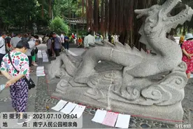 南宁人民公园相亲角，婚恋价值观的冰山一角图片