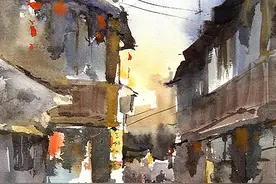 如何写生取景图片