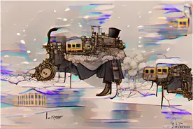 AI生成的电影海报图片