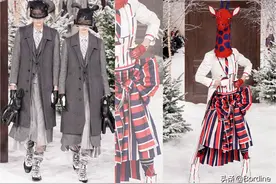 Thom Browne 2020秋冬将经典和可爱的动物结合图片