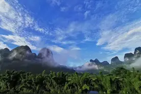 阳朔兴坪闲云居度假民宿，独揽20元人民币背景的山水秘境！图片