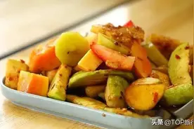 湘西腊猪头配广西青芒蘸辣椒，这样奇葩的搭配你吃过吗？图片