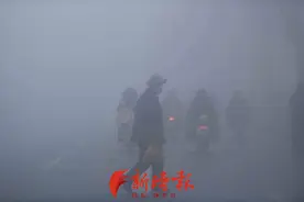 山东多地遇大雾天气，济南局地能见度不足100米！多条高速封闭图片