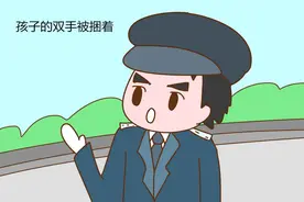 地铁上，孩子双手被捆躺地，路人报警后，得到的解释太无语图片