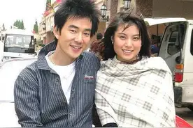 任贤齐罕见陪妻逛街，娇妻穿豹纹身材爆肥，发型油腻素颜像大妈图片