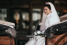 捧花选得好，婚纱照答卷轻松一百分图片