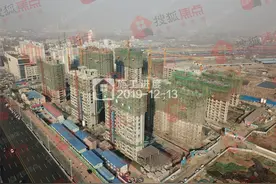沧州新华区新城悦隽风华最新施工进度航拍图片
