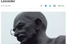 被揭“黑历史”，甘地雕像也危险了？图片
