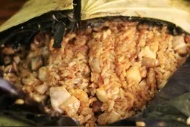 夏季荷叶饭这么做，不仅香飘四邻，连挑食孩子也“一口气”吃到撑图片
