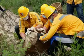 爬山越岭疏浚排危，桥隧工迎战主汛期保障铁路设备安全图片