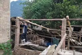 农村简易羊舍的设计，有一种还比较古老，现在都很少见了图片