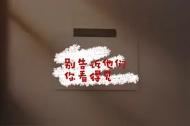 当你失明后突然恢复视力，墙壁上却写满了“别告诉他们你看得见”图片