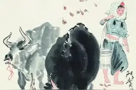 这一幅幅生趣盎然的牛画，让人一见就喜欢！图片