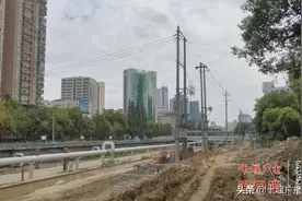 百二河生态修复工程电力设施迁改何时完工？看这里图片