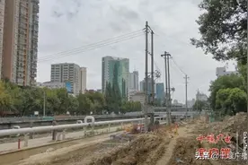 百二河生态修复工程电力设施迁改何时完工？看这里图片