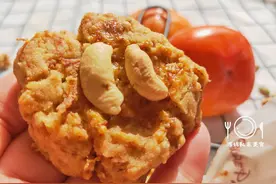 桃酥里面加肉松好吃吗？酥到拿不起来，桃酥放肉松和果仁营养丰富图片