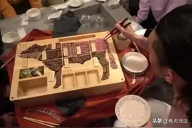 日本的“天价牛肉盒饭”，吃完盒子还可以当工艺品，网友：吃不起图片