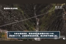 超壮观！葡萄牙建成世界最长人行吊桥图片