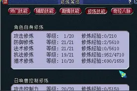 继续开老产业三药店《梦幻西游》一个月宠物修炼进步图片