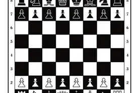 国际象棋摆法图片