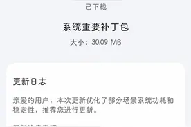 华为 P40 系列推送鸿蒙 HarmonyOS 重要补丁包：优化功耗和稳定性图片