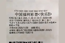 河北首注快乐8“选八中八”大奖诞生图片