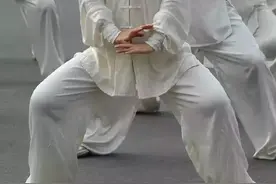 坐在凳子上练太极，讲得太好了！图片