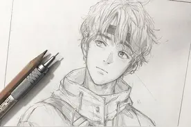 素描人物速写与漫画人物插画手绘图片