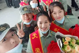 离队老兵心里暖暖的，因为有这“十个一”……图片