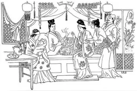 故事：民间传奇：血婴认母图片