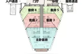 和墓室太像了，这套户型是不是刷新了“奇葩户型”的记录呀？图片
