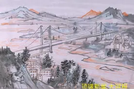 「两会·童画黄河⑥」一条大河波浪宽，条条大桥通两岸图片