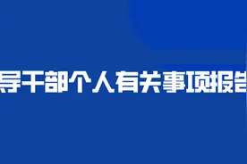 注意易错易漏，领导干部个人事项填报最新指南图片
