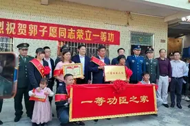 曾勇夺三枚金牌为国争光，英德籍现役军人郭子愿荣立一等功图片