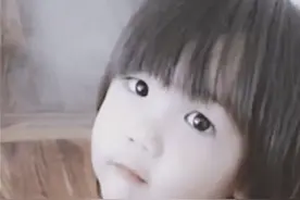 何洁罕见晒三胎女儿正脸，大眼睛灵动萌态足，颜值高神似妈妈图片