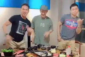 《天龙八部》主演再聚首！陈浩民略微发福，樊少皇骆达华风采依旧图片