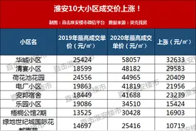 震惊！一年涨2.9万元/㎡！淮安一批小区二手房涨价成功图片