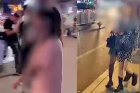 网曝男子直播搭讪女孩求吻 当街拦截：你能让我亲一口吗视频封面