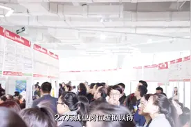 银川春季大型人才交流会 人山人海排队应聘视频封面