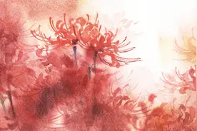 湿画法梦幻水彩绘画欣赏｜黄泉之花~彼岸花视频封面