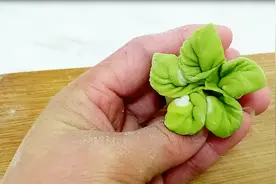 饺子居然能做出白菜的样子，好看又好吃，做法超简单视频封面