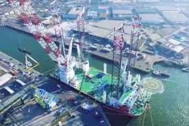 原来海上的工程是这样修建的？海上风电场安装全过程！视频封面