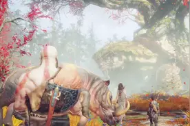 PS4中文《战神4》奎爷给野猪“公主抱”，遇见巨型陆龟视频封面